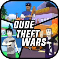 Dude Theft Wars Shooting Games app icon