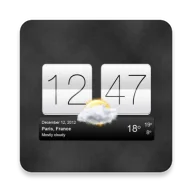 Sense V2 Flip Clock & Weather