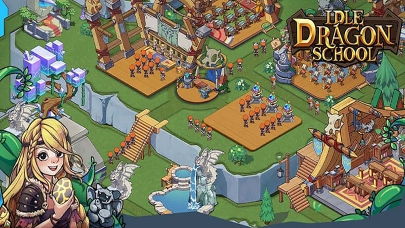 Idle Dragon School—Tycoon Game