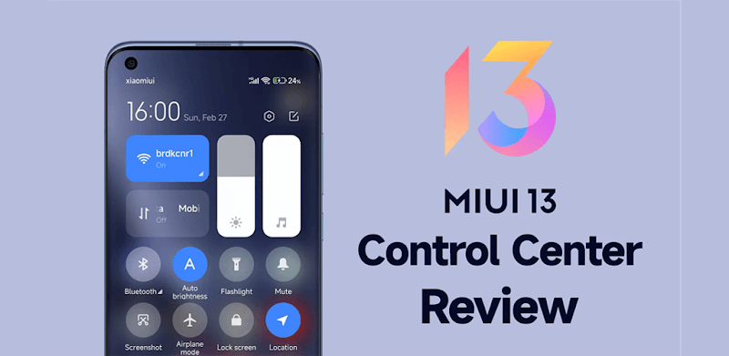 Control Center Mi 13 Style